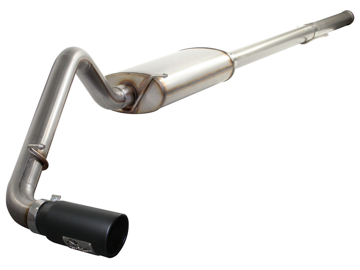 Mach Force-Xp 3 Inch 409 Stainless Steel Cat-Back Exhaust System w/ Tip GM Silverado/Sierra 09-13 V6-4.3L/V8-4.8L/5.3L aFe Power-1