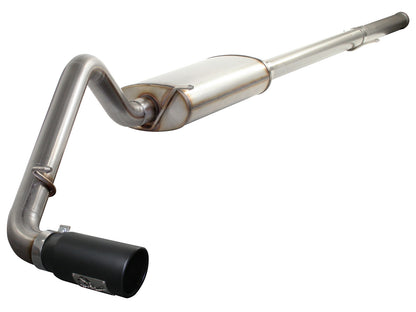 Mach Force-Xp 3 Inch 409 Stainless Steel Cat-Back Exhaust System w/ Tip GM Silverado/Sierra 09-13 V6-4.3L/V8-4.8L/5.3L aFe Power-1
