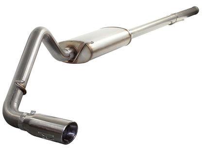 Mach Force-Xp 3 Inch 409 Stainless Steel Cat-Back Exhaust System w/ Tip GM Silverado/Sierra 09-13 V6-4.3L/V8-4.8L/5.3L aFe Power