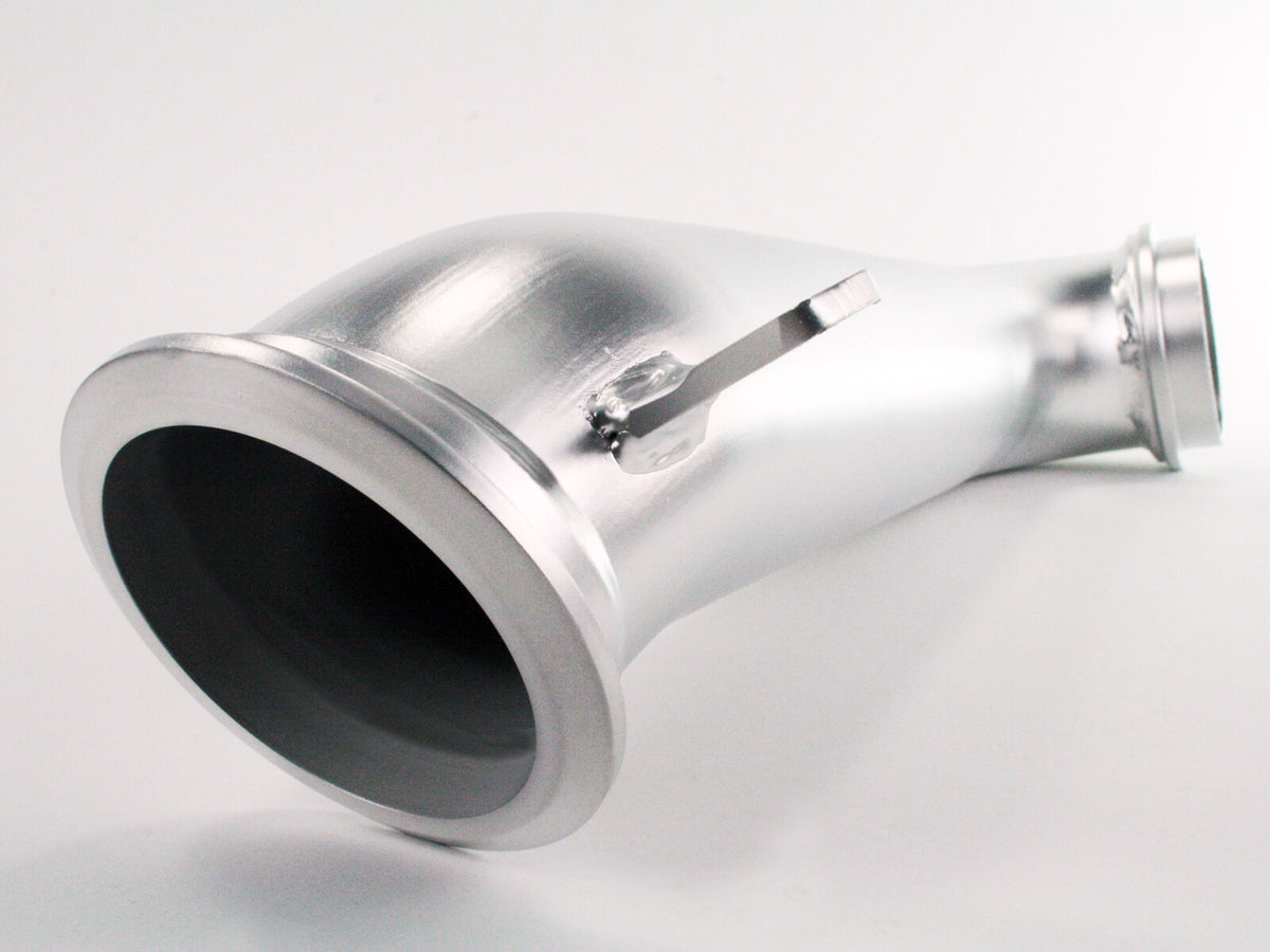 Mach Force-Xp 3 Inch 409 Stainless Steel Downpipe GM Diesel Trucks 04-10 V8-6.6L (td) Lly/Lbz/Lmm aFe Power-1