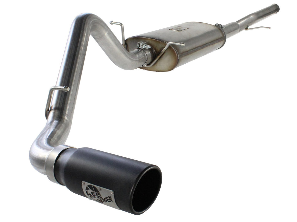 Mach Force-Xp 3 Inch 409 Stainless Steel Cat-Back Exhaust System w/ Tip GM Silverado/Sierra 1500 14-18 / Silverado Ld/Sierra Limited 2019 V8-5.3L aFe Power-5