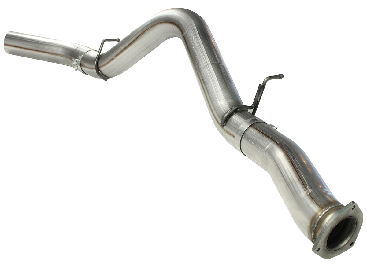 Large Bore-HD 5 Inch 409 Stainless Steel Dpf-Back Exhaust System GM Diesel Trucks 07.5-10 V8-6.6L (td) Lmm aFe Power-2