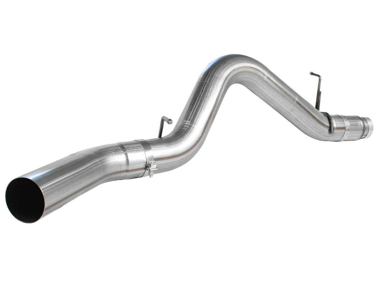 Large Bore-HD 5 Inch 409 Stainless Steel Dpf-Back Exhaust System GM Diesel Trucks 11-16 V8-6.6L (td) Lml aFe Power-1