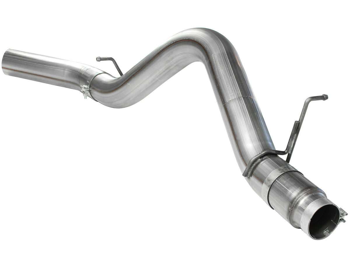 Large Bore-HD 5 Inch 409 Stainless Steel Dpf-Back Exhaust System GM Diesel Trucks 11-16 V8-6.6L (td) Lml aFe Power-2