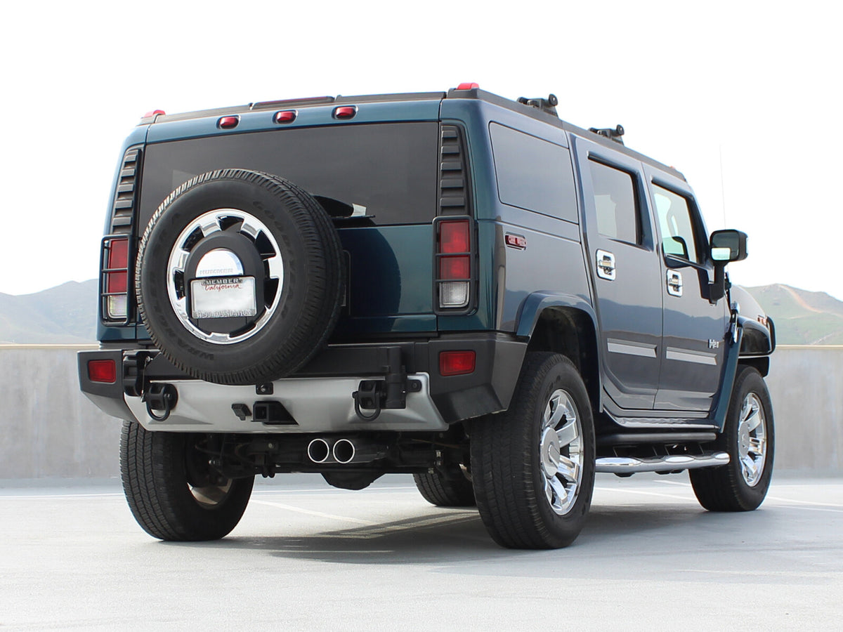 Mach Force-Xp 3 Inch 409 Stainless Steel Cat-Back Exhaust System Hummer H2 07-08 V8-6.0L/6.2L aFe Power-5