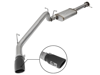 Mach Force-Xp 3 Inch 409 Stainless Steel Cat-Back Exhaust System w/ Tip GM Colorado/Canyon 15-22 L4-2.5L/15-16 V6-3.6L aFe Power-10