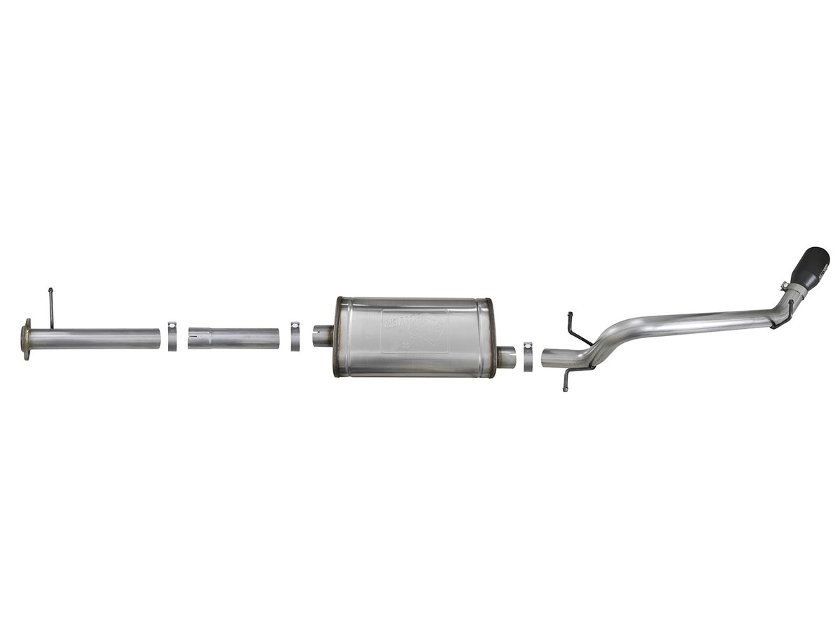Mach Force-Xp 3 Inch 409 Stainless Steel Cat-Back Exhaust System w/ Tip GM Colorado/Canyon 15-22 L4-2.5L/15-16 V6-3.6L aFe Power-13
