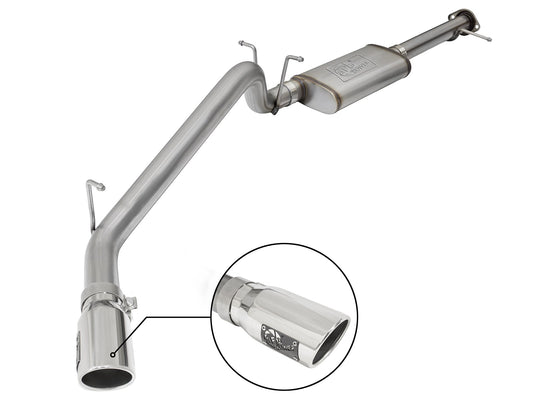 Mach Force-Xp 3 Inch 409 Stainless Steel Cat-Back Exhaust System w/ Tip GM Colorado/Canyon 15-22 L4-2.5L/15-16 V6-3.6L aFe Power