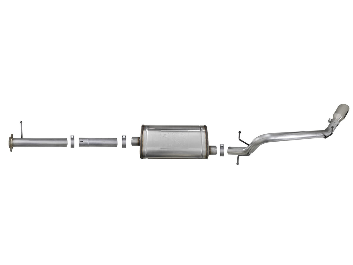 Mach Force-Xp 3 Inch 409 Stainless Steel Cat-Back Exhaust System w/ Tip GM Colorado/Canyon 15-22 L4-2.5L/15-16 V6-3.6L aFe Power-3