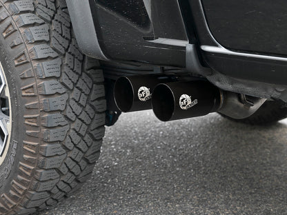 Rebel Series 3 Inch 409 Stainless Steel Cat-Back Exhaust System w/ Tip GM Colorado/Canyon 15-22 L4-2.5L/15-16 V6-3.6L aFe Power-14
