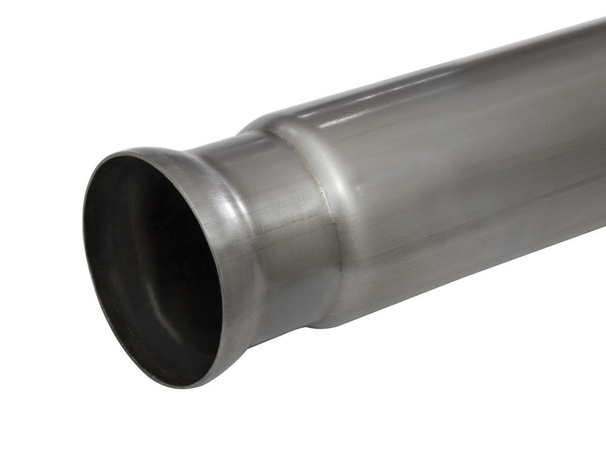 Rebel Series 3 Inch to 2-1/2 Inch 409 Stainless Steel Cat-Back Exhaust w/ Polish Tip Silverado/Sierra 1500 09-18 Crew Cab & Ext Cab V6-4.3/V8-4.8/5.3L aFe Power-10