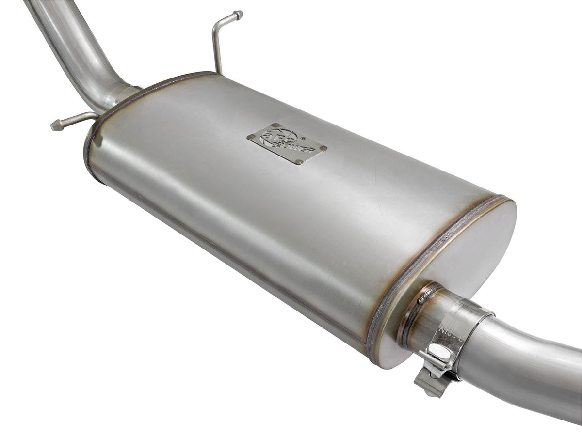 Mach Force-Xp 3 Inch 409 Stainless Steel Cat-Back Exhaust System w/ Tip GM Silverado/Sierra 1500 09-18 / Silverado Ld/Sierra Limited 2019 V6-4.3/V8-4.8/5.3L 17 ft-lbs Torque Gain aFe Power-9