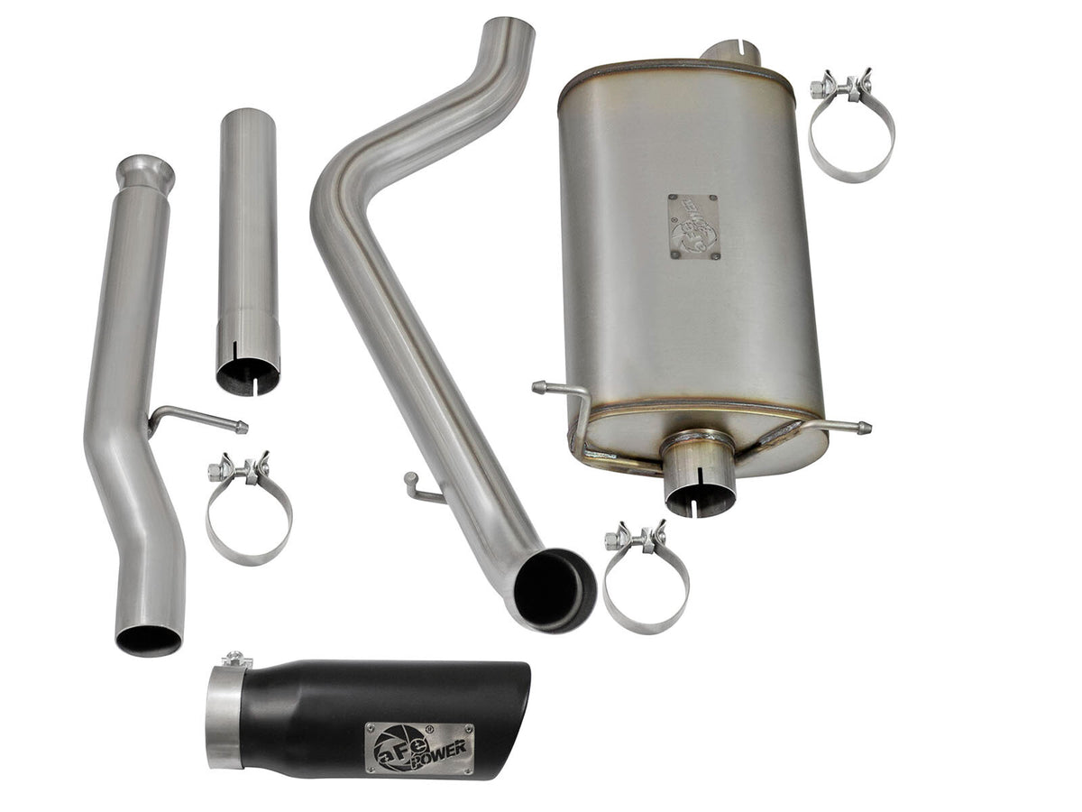 Mach Force-Xp 3 Inch 409 Stainless Steel Cat-Back Exhaust System w/ Tip GM Silverado/Sierra 1500 09-18 / Silverado Ld/Sierra Limited 2019 V6-4.3/V8-4.8/5.3L 17 ft-lbs Torque Gain aFe Power-13