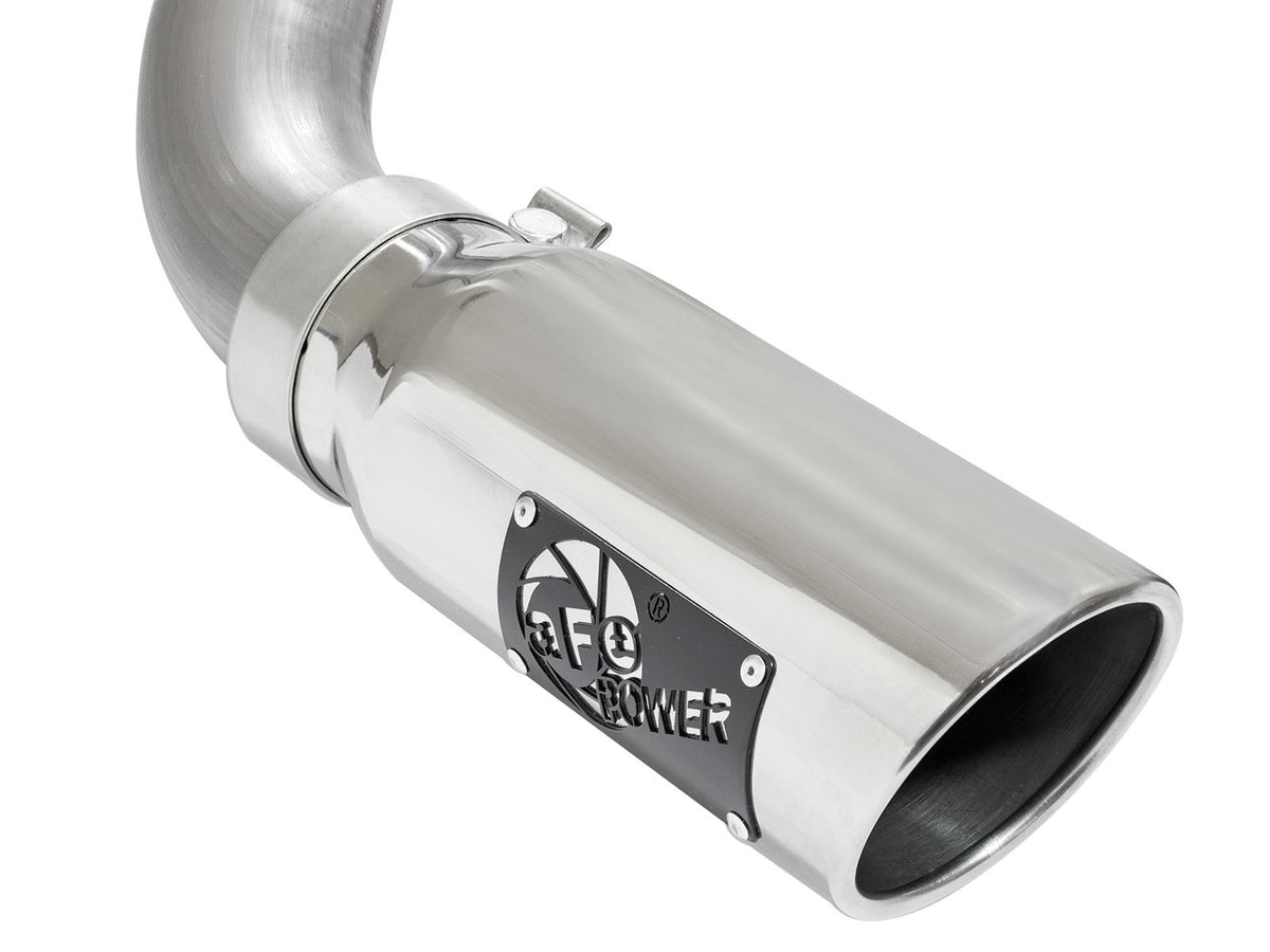 Mach Force-Xp 3 Inch 409 Stainless Steel Cat-Back Exhaust System w/ Tip GM Silverado/Sierra 1500 09-18 / Silverado Ld/Sierra Limited 2019 V6-4.3/V8-4.8/5.3L 17 ft-lbs Torque Gain aFe Power-3