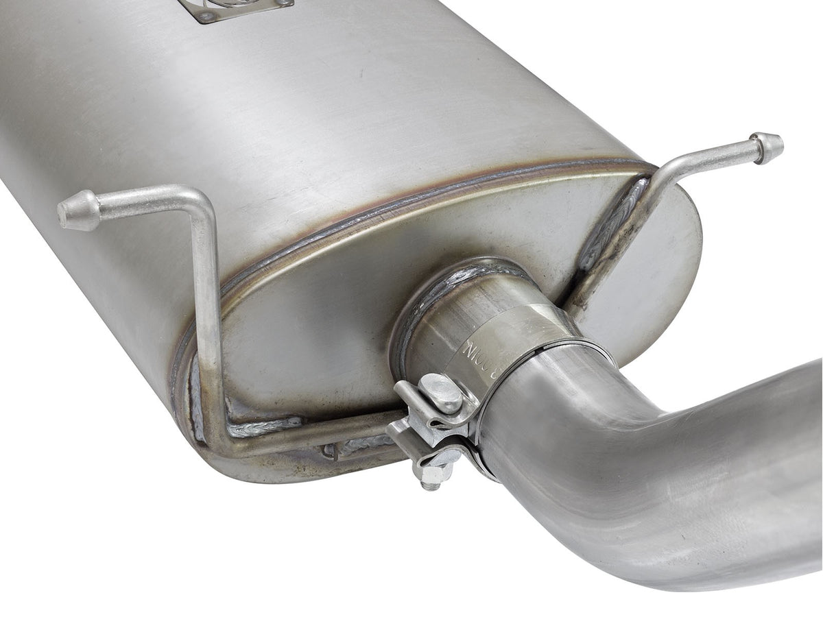 Mach Force-Xp 3 Inch 409 Stainless Steel Cat-Back Exhaust System w/ Tip GM Silverado/Sierra 1500 09-18 / Silverado Ld/Sierra Limited 2019 V6-4.3/V8-4.8/5.3L 17 ft-lbs Torque Gain aFe Power-4