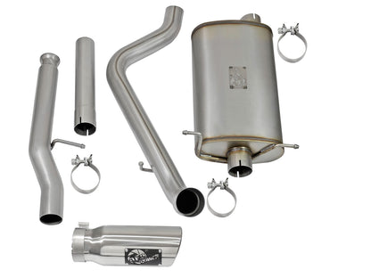 Mach Force-Xp 3 Inch 409 Stainless Steel Cat-Back Exhaust System w/ Tip GM Silverado/Sierra 1500 09-18 / Silverado Ld/Sierra Limited 2019 V6-4.3/V8-4.8/5.3L 17 ft-lbs Torque Gain aFe Power-6