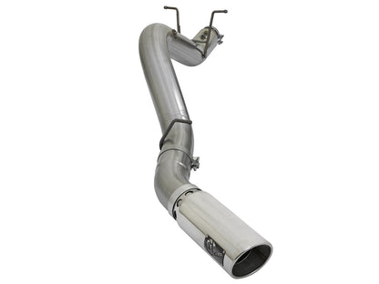 Large Bore-HD 4 Inch 409 Stainless Steel Dpf-Back Exhaust System w/ Tip GM Diesel Trucks 17-19 V8-6.6L (td) L5P aFe Power