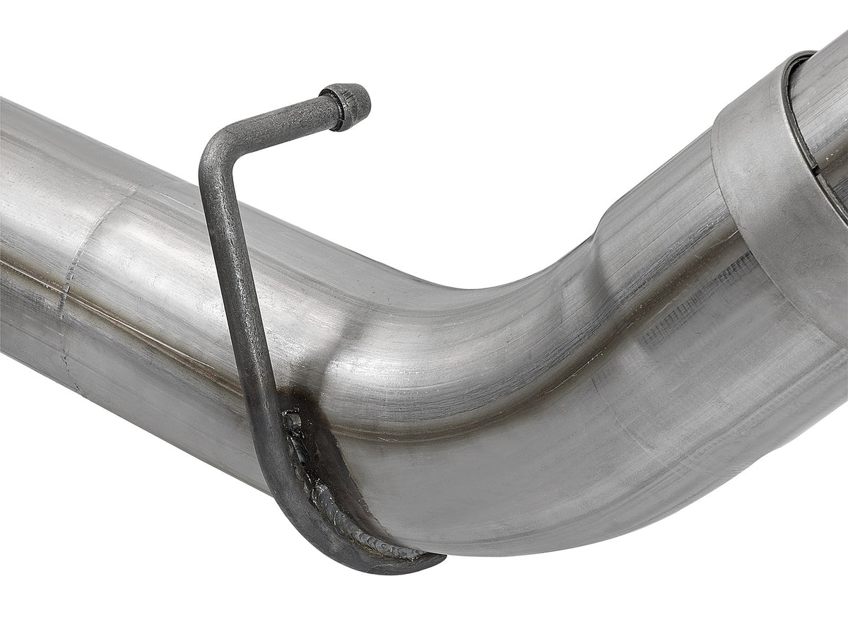 Rebel Xd Series 4 Inch 409 Stainless Steel Dpf-Back Exhaust w/Dual Tips GM Diesel Trucks 17-19 V8-6.6L (td) L5P aFe Power-5