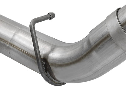 Rebel Xd Series 4 Inch 409 Stainless Steel Dpf-Back Exhaust w/Dual Tips GM Diesel Trucks 17-19 V8-6.6L (td) L5P aFe Power-5