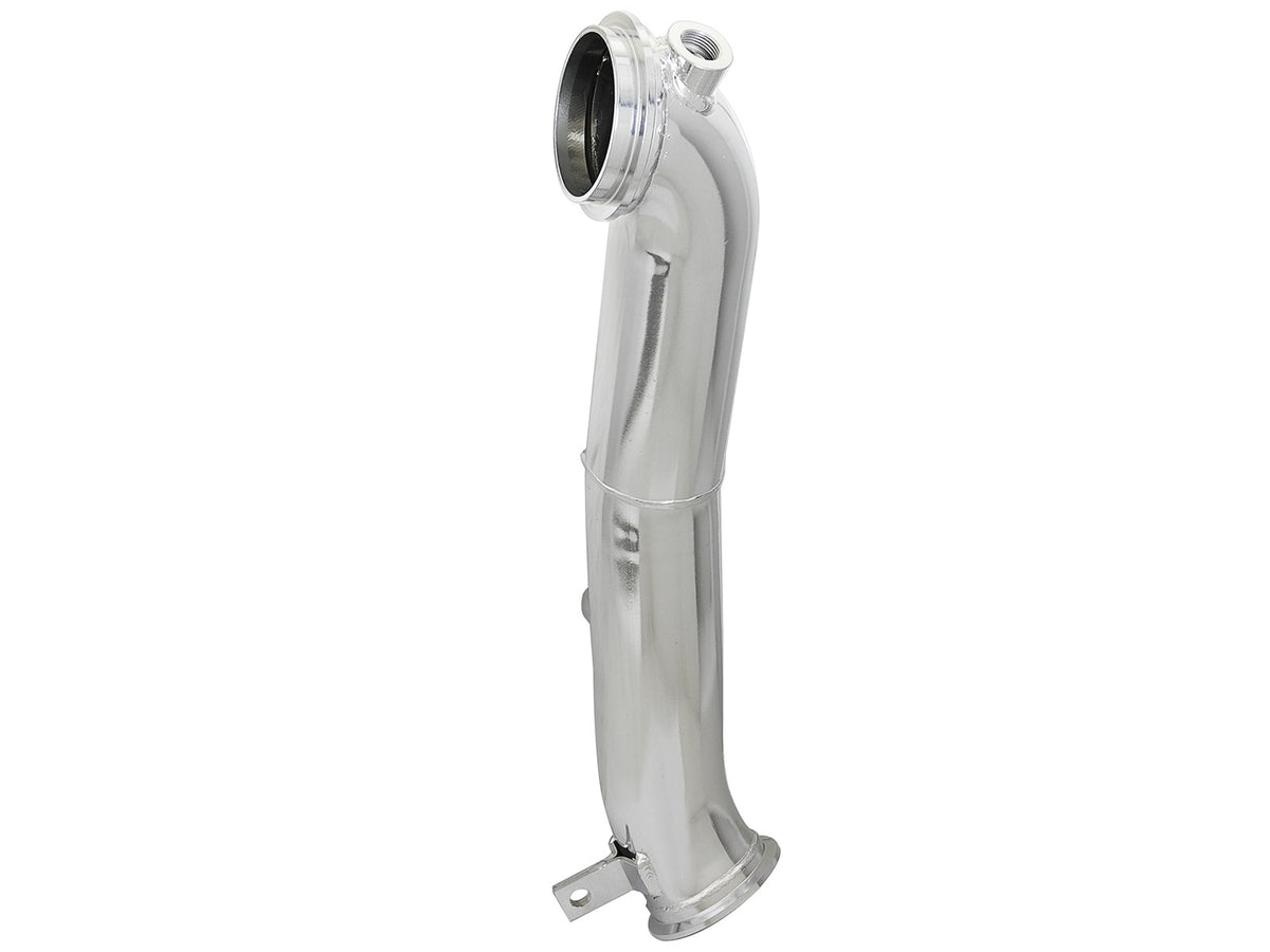 Mach Force-Xp 3 Inch 409 Stainless Steel Downpipe GM Diesel Trucks 11-15 V8-6.6L (td) Lml aFe Power-1