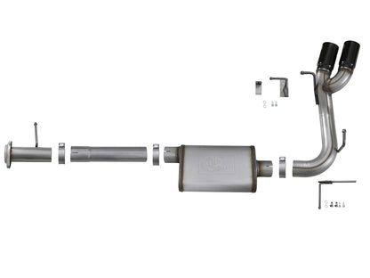 Mach Force-Xp 3 Inch 409 Stainless Steel Cat-Back Exhaust System w/ Tip GM Colorado/Canyon 17-22 V6-3.6L Straight Cut aFe Power-9