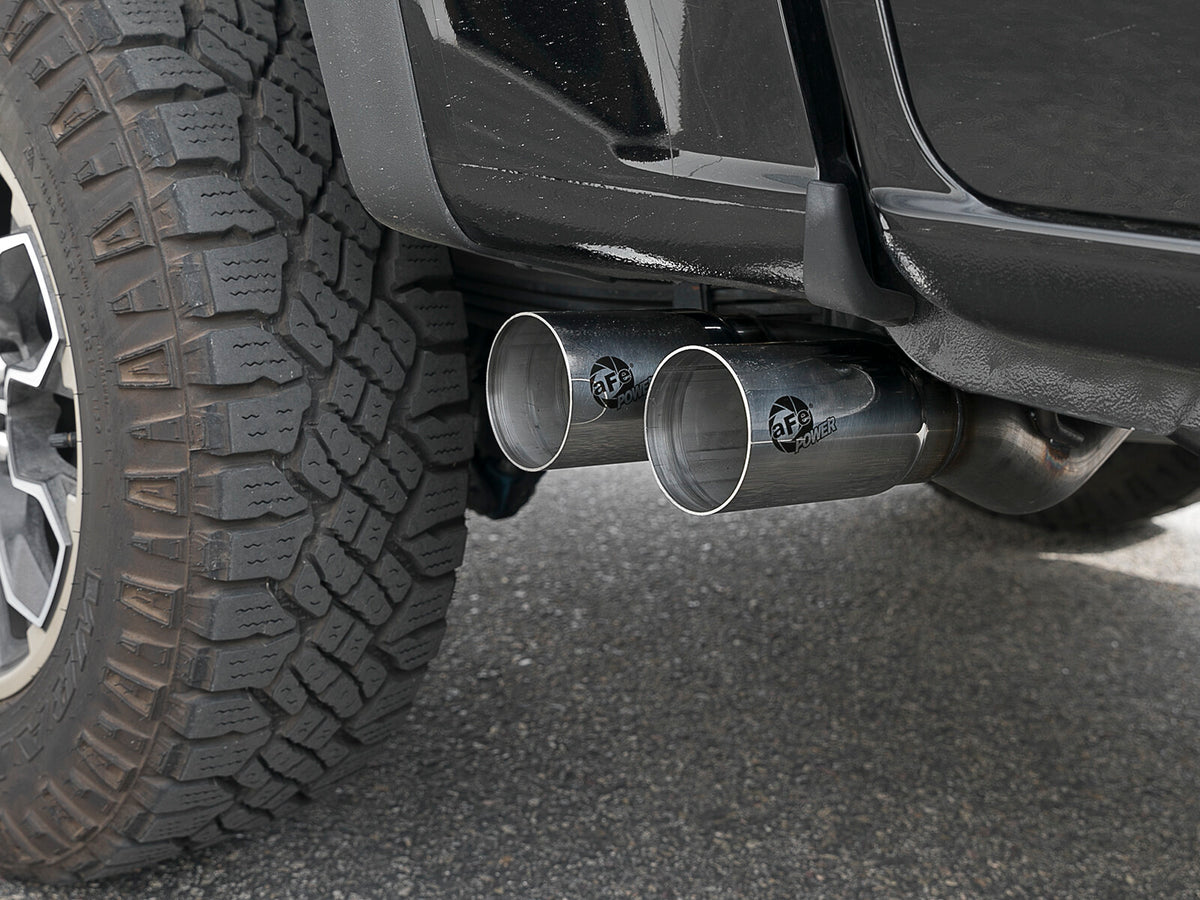 Mach Force-Xp 3 Inch 409 Stainless Steel Cat-Back Exhaust System w/ Tip GM Colorado/Canyon 17-22 V6-3.6L Straight Cut aFe Power-4