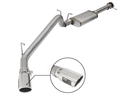 Mach Force-Xp 3 Inch 409 Stainless Steel Cat-Back Exhaust System w/ Tip GM Colorado/Canyon 17-22 V6-3.6L Slant Cut aFe Power