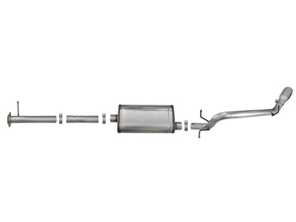 Mach Force-Xp 3 Inch 409 Stainless Steel Cat-Back Exhaust System w/ Tip GM Colorado/Canyon 17-22 V6-3.6L Slant Cut aFe Power-3