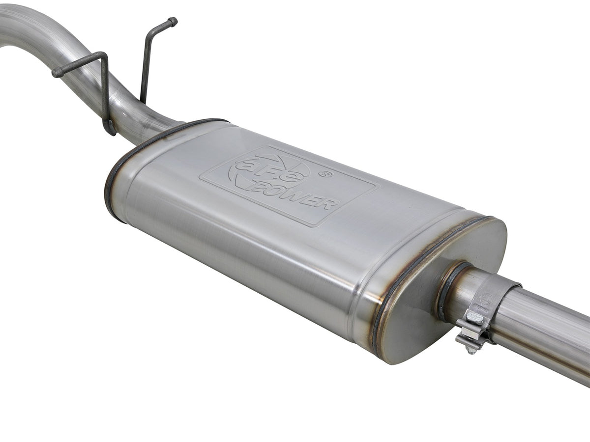 Mach Force-Xp 3 Inch 409 Stainless Cat-Back Hi-Tuck Exhaust System w/ Tip GM Colorado/Canyon 15-22 L4-2.5L/V6-3.6L aFe Power-2