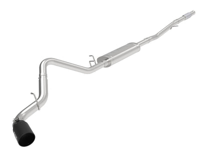 Apollo GT Series 3 Inch 409 Stainless Steel Cat-Back Exhaust System w/ Tip GM Silverado/Sierra 1500 19-26 V6-4.3L/V8-5.3L aFe Power-7