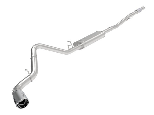 Apollo GT Series 3 Inch 409 Stainless Steel Cat-Back Exhaust System w/ Tip GM Silverado/Sierra 1500 19-26 V6-4.3L/V8-5.3L aFe Power