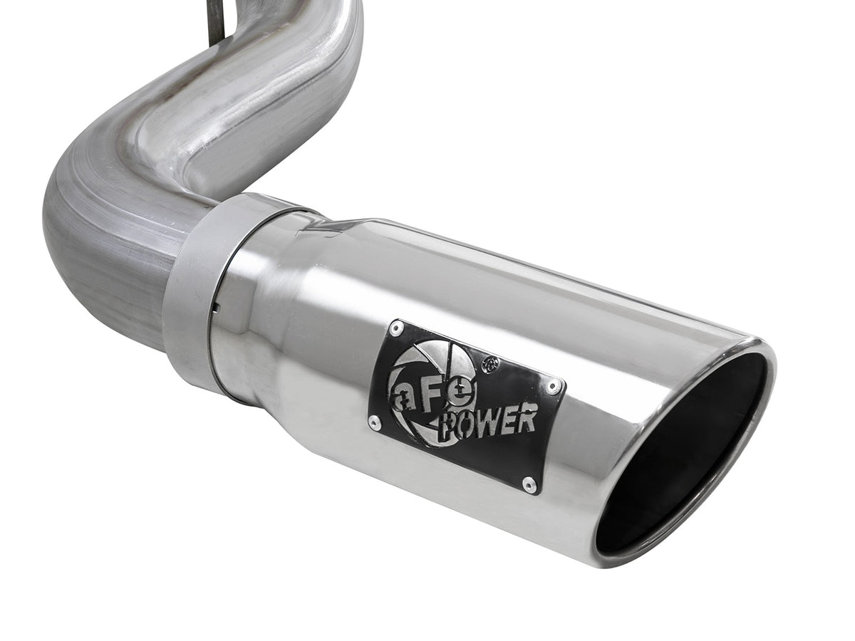 Apollo GT Series 3 Inch 409 Stainless Steel Cat-Back Exhaust System w/ Tip GM Silverado/Sierra 1500 19-26 V6-4.3L/V8-5.3L aFe Power-1