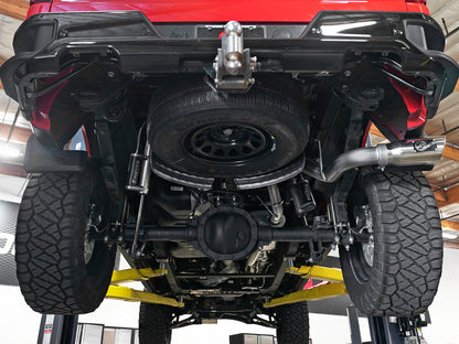 Apollo GT Series 3 Inch 409 Stainless Steel Cat-Back Exhaust System w/ Tip GM Silverado/Sierra 1500 19-26 V6-4.3L/V8-5.3L aFe Power-6