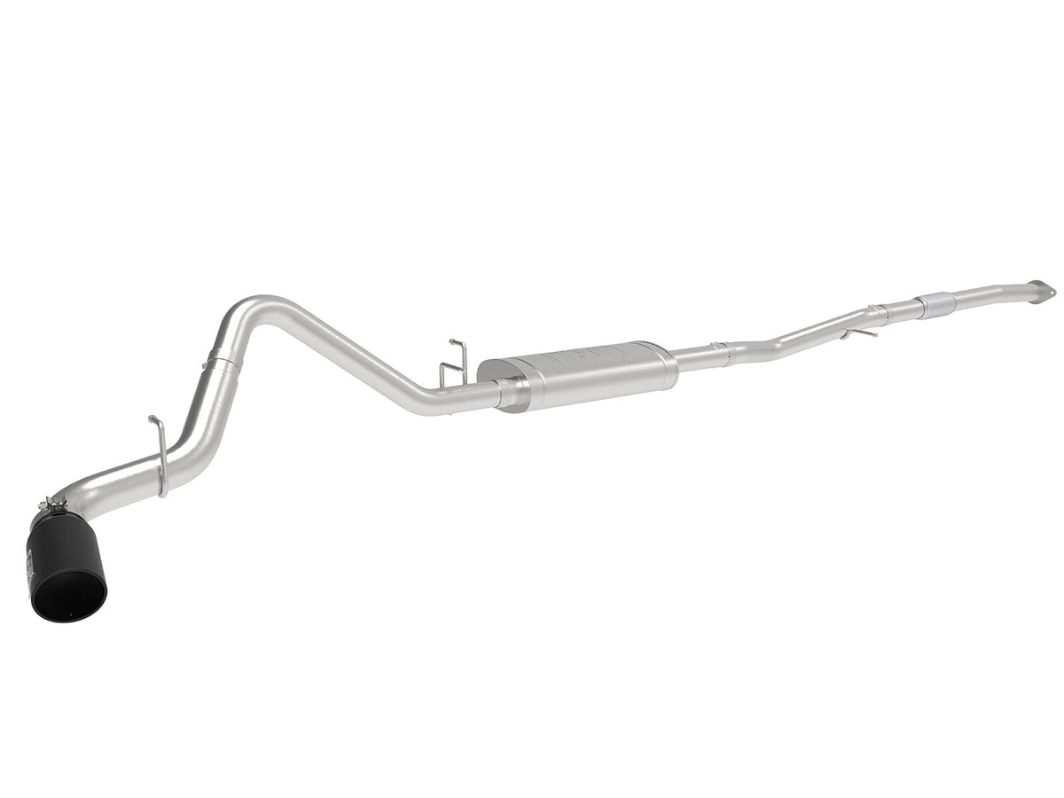 Apollo GT Series 3 Inch 409 Stainless Steel Cat-Back Exhaust System w/ Tip GM Silverado/Sierra 1500 19-26 L4-2.7L (t) aFe Power-7