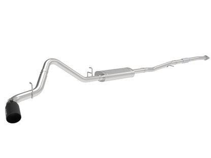 Apollo GT Series 3 Inch 409 Stainless Steel Cat-Back Exhaust System w/ Tip GM Silverado/Sierra 1500 19-26 L4-2.7L (t) aFe Power-7