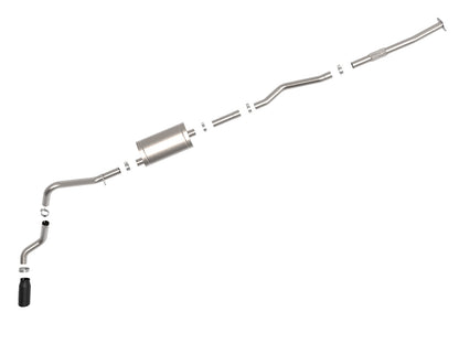 Apollo GT Series 3 Inch 409 Stainless Steel Cat-Back Exhaust System w/ Tip GM Silverado/Sierra 1500 19-26 L4-2.7L (t) aFe Power-10