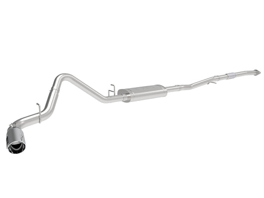 Apollo GT Series 3 Inch 409 Stainless Steel Cat-Back Exhaust System w/ Tip GM Silverado/Sierra 1500 19-26 L4-2.7L (t) aFe Power