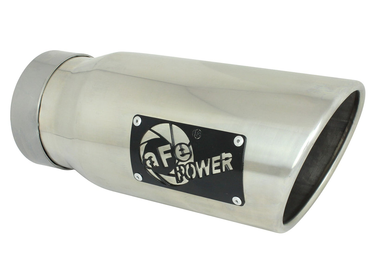 Apollo GT Series 3 Inch 409 Stainless Steel Cat-Back Exhaust System w/ Tip GM Silverado/Sierra 1500 19-26 L4-2.7L (t) aFe Power-1