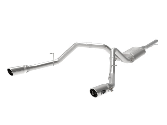 Apollo GT Series 3 Inch 409 Stainless Steel Cat-Back Exhaust System w/ Tip GM Silverado/Sierra 1500 09-19 V6-4.3/V8-4.8/5.3L aFe Power