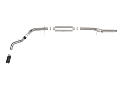 Apollo GT Series 4 Inch 409 Stainless Steel Cat-Back Exhaust System w/ Tip GM Silverado/Sierra 1500 14-18 V8-6.2L aFe Power-12