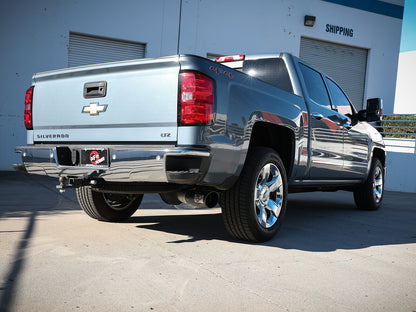 Apollo GT Series 4 Inch 409 Stainless Steel Cat-Back Exhaust System w/ Tip GM Silverado/Sierra 1500 14-18 V8-6.2L aFe Power-13