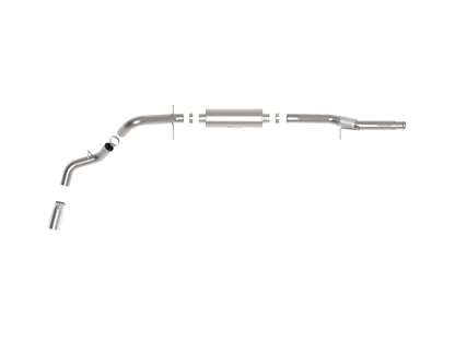Apollo GT Series 4 Inch 409 Stainless Steel Cat-Back Exhaust System w/ Tip GM Silverado/Sierra 1500 14-18 V8-6.2L aFe Power-4