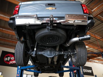 Apollo GT Series 4 Inch 409 Stainless Steel Cat-Back Exhaust System w/ Tip GM Silverado/Sierra 1500 14-18 V8-6.2L aFe Power-7