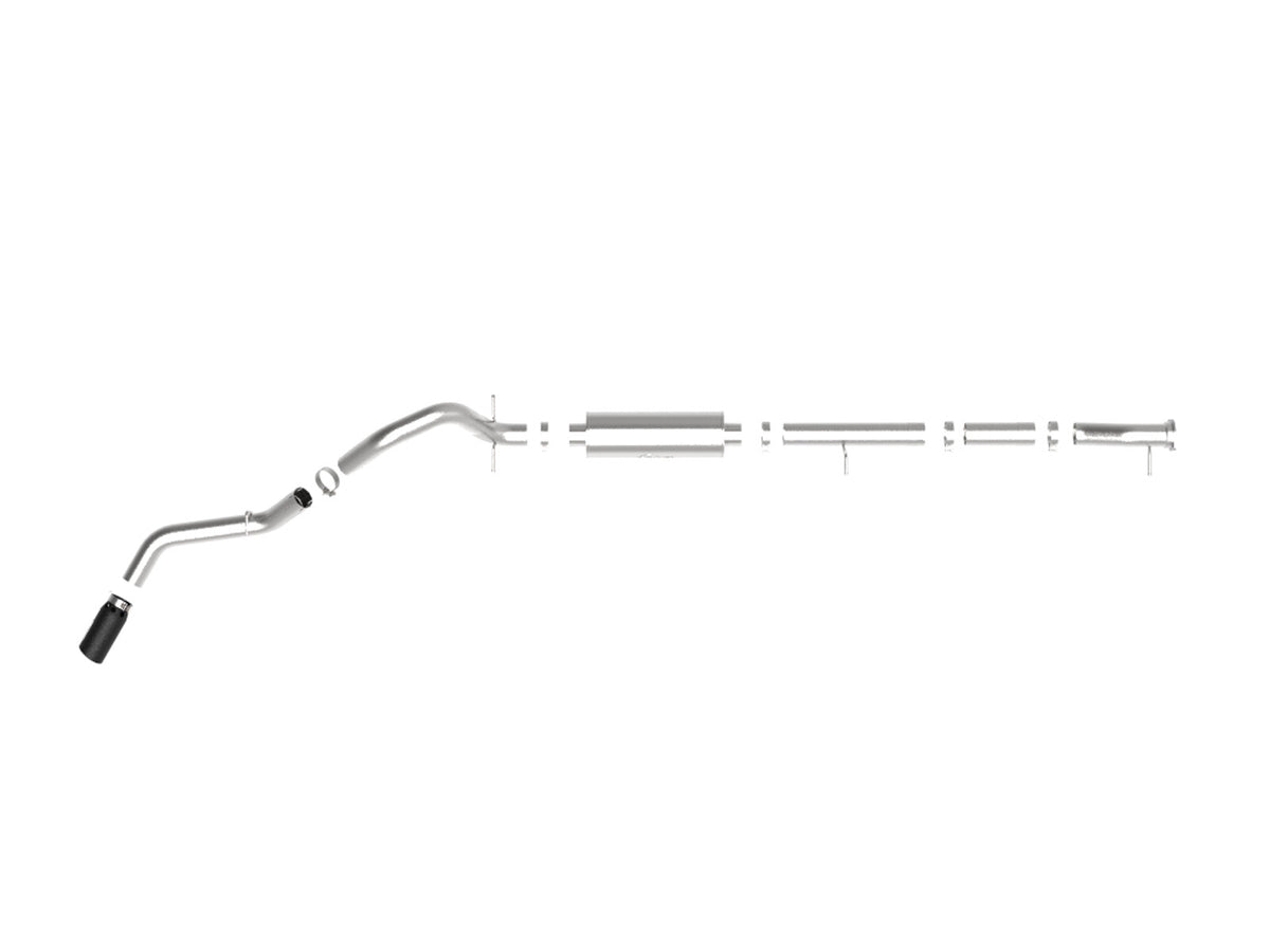 Apollo GT Series 4 Inch 409 Stainless Steel Cat-Back Exhaust System w/ Tip GM 2500/3500HD 20-26 V8-6.6L L8T 141.5-172 Inch Wheelbase aFe Power-3