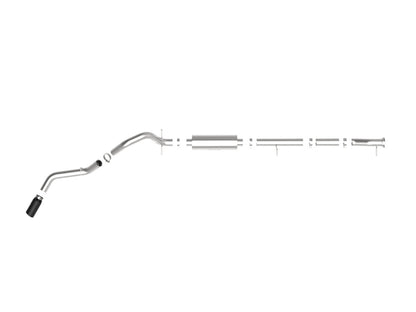 Apollo GT Series 4 Inch 409 Stainless Steel Cat-Back Exhaust System w/ Tip GM 2500/3500HD 20-26 V8-6.6L L8T 141.5-172 Inch Wheelbase aFe Power-3