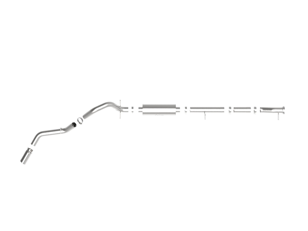 Apollo GT Series 4 Inch 409 Stainless Steel Cat-Back Exhaust System w/ Tip GM 2500/3500HD 20-26 V8-6.6L L8T 141.5-172 Inch Wheelbase aFe Power-1