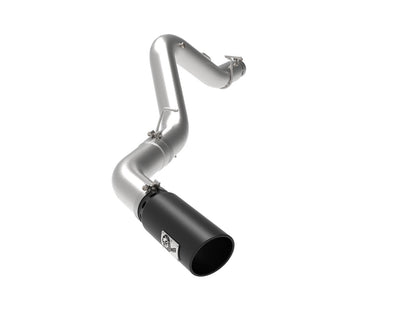 Large Bore-HD 5 Inch 409 Stainless Steel Dpf-Back Exhaust System w/ Tip GM Diesel Trucks 20-23 V8-6.6L (td) L5P aFe Power-6
