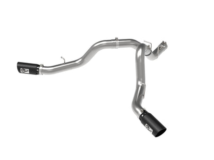 Large Bore-HD 4 Inch 409 Stainless Steel Dpf-Back Exhaust System w/ Tip GM Diesel Trucks 20-26 V8-6.6L (td) L5P aFe Power-6