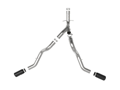 Large Bore-HD 4 Inch 409 Stainless Steel Dpf-Back Exhaust System w/ Tip GM Diesel Trucks 20-26 V8-6.6L (td) L5P aFe Power-8