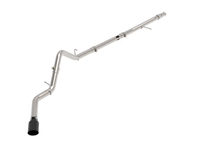 Large Bore-HD 3 Inch 409 Stainless Steel Dpf-Back Exhaust System w/ Tip GM Trucks 20-22 L6-3.0L (td) LM2 aFe Power-7